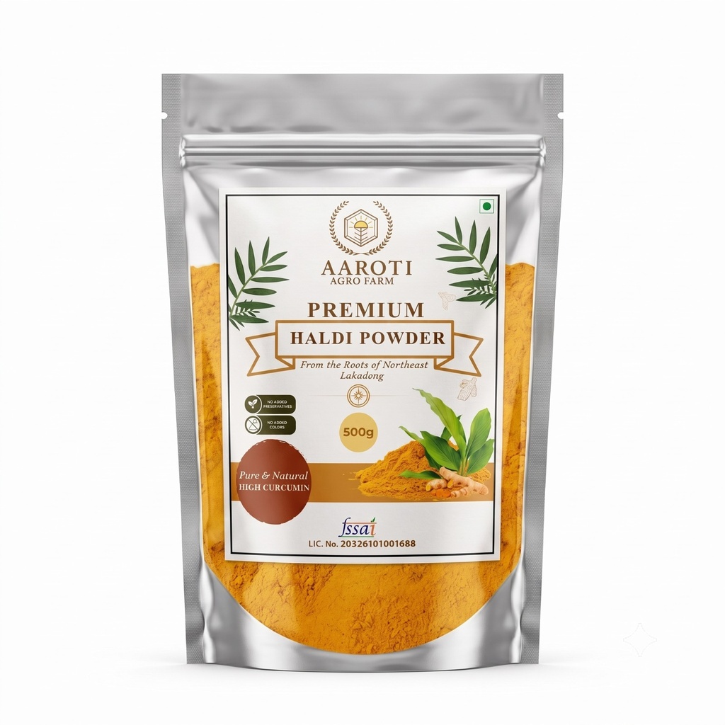 Lakadong Premium Turmeric Value Pack (500g)
